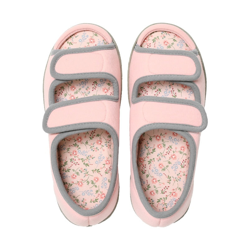 Open-Toe Print Premium Care Slippers Pregnant And Elderly Anti-Slip Shock