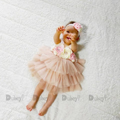 Vintage Princess Girl Birthday Party Dress