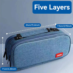 Five Layer Pen Storage Bag