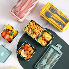 2 Layer Portable Leakproof Lunch Box