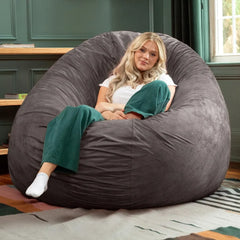 Charcoal Living Room Large Bean Bag