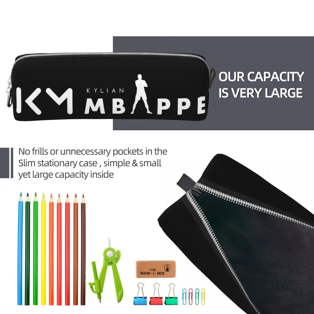 Mbappe KM Football Pencil Case