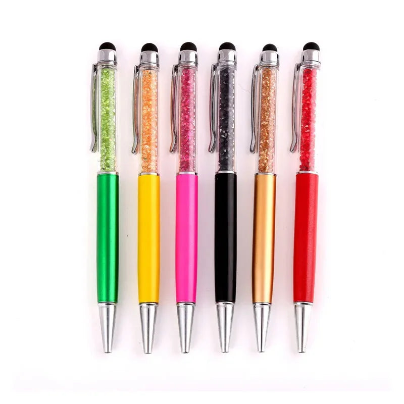 50Pcs Colorful Crystal Ballpoint Pen