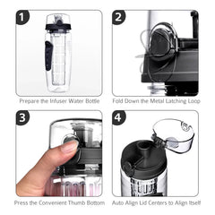 BPA Free Fruit Infuser Water Bottle