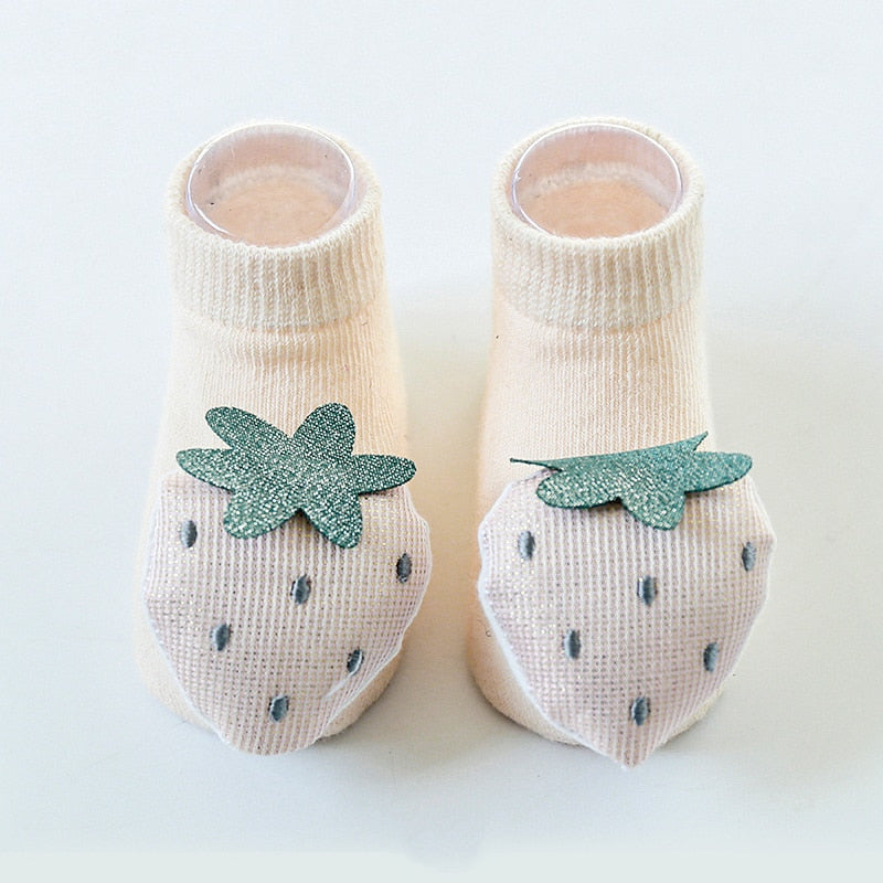 Cute baby boy girl socks kids newborn Infant Toddler Floor Socks