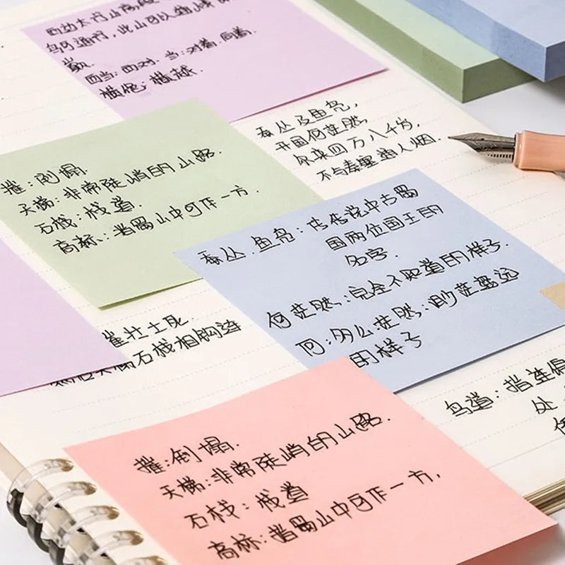 76*76mm Pure Color Paper Memo Pad