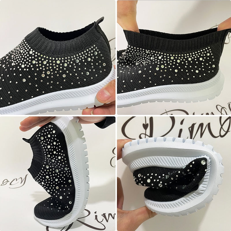 Crystal Breathable Mesh Sneaker