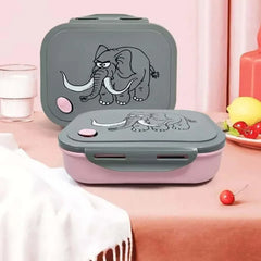 Elephant Pattern Kids Lunch Set