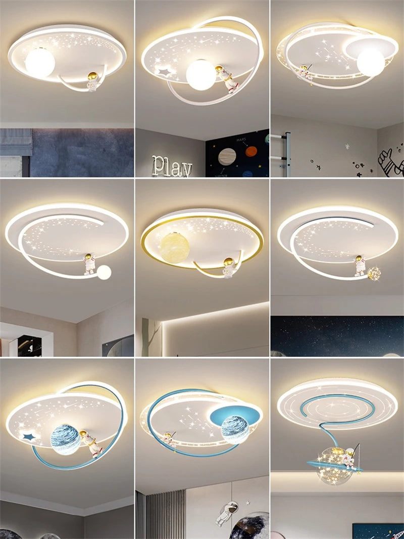 Modern Astronaut Chandelier Lamp