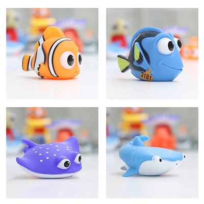 Baby Bath Toys Finding Fish Float Spray Water Squeeze Toys