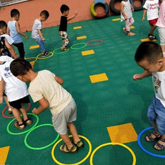 2 In 1 Hopscotch Bean Bag Toss Combine Hop Scotch Ring