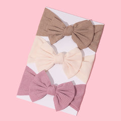 3Pcs/Lot Baby Headband Sets Bow