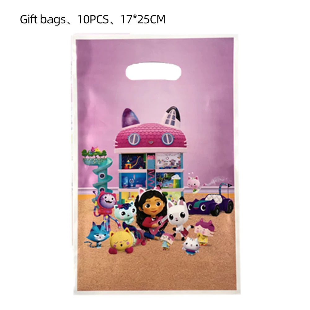 Gabby Cats Dollhouse Gift Bags