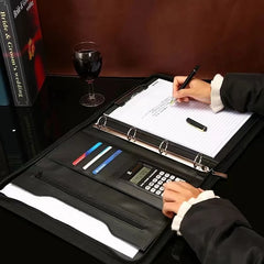 A4 PU Leather Business Padfolio