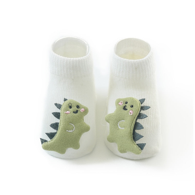 Cute baby boy girl socks kids newborn Infant Toddler Floor Socks