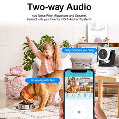 Baby Monitor Wifi Two Way Audio Smart indoor Wifi Camera