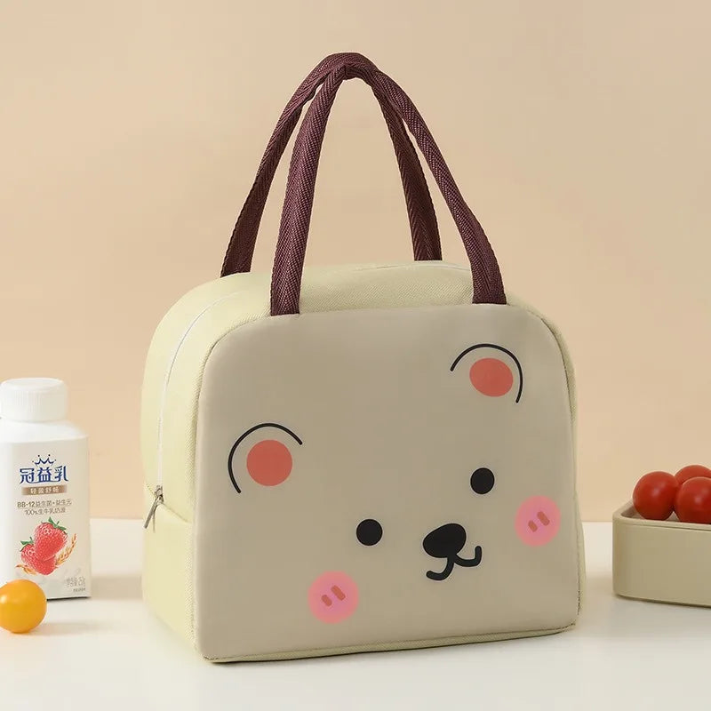 Animals Portable Thermal Bag Lunch Bags