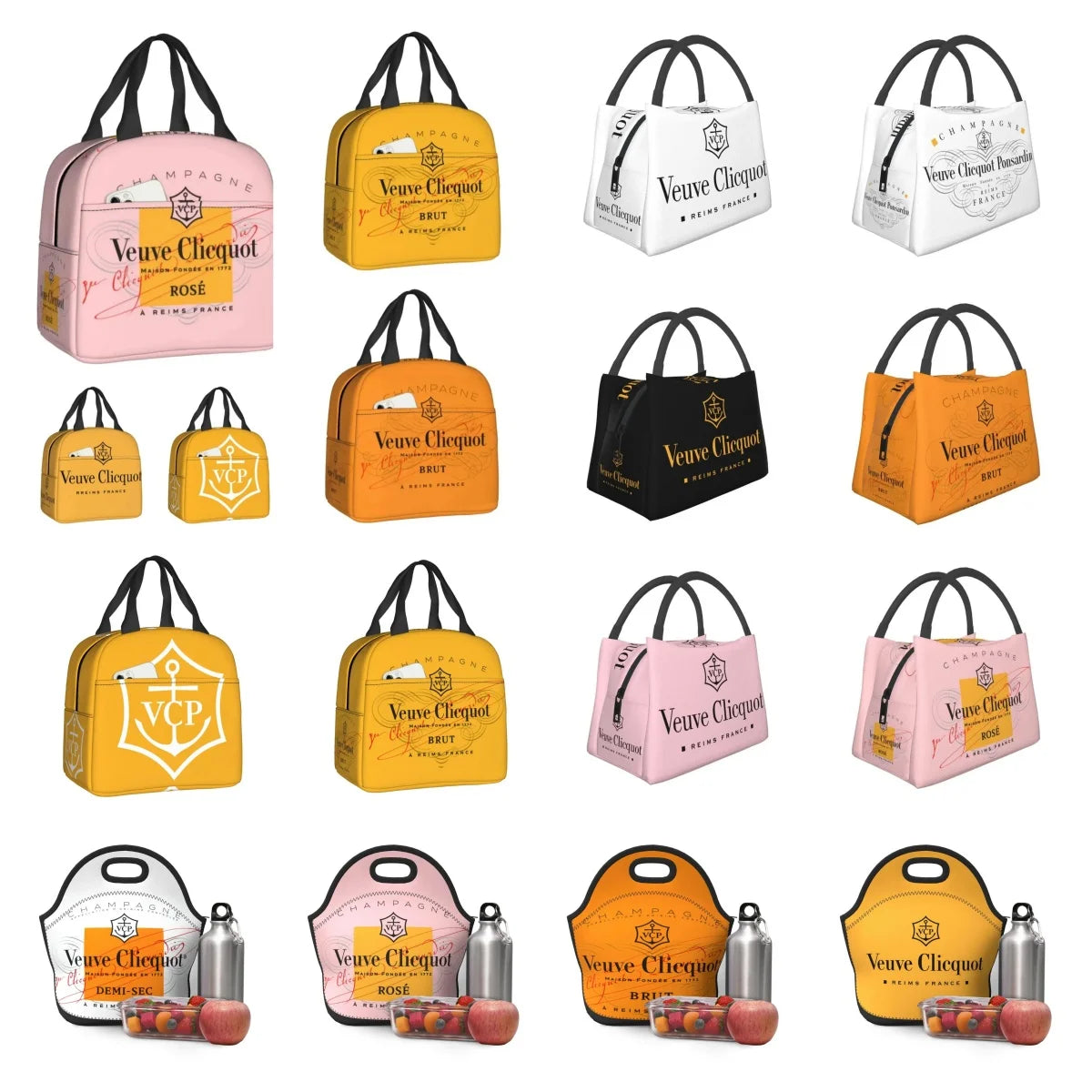 VCP Champagne Insulated Lunch Bags