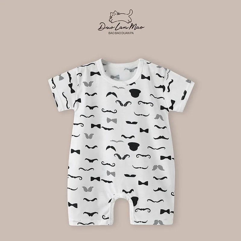 Baby Boy Clothes Summer Cotton Formal Romper