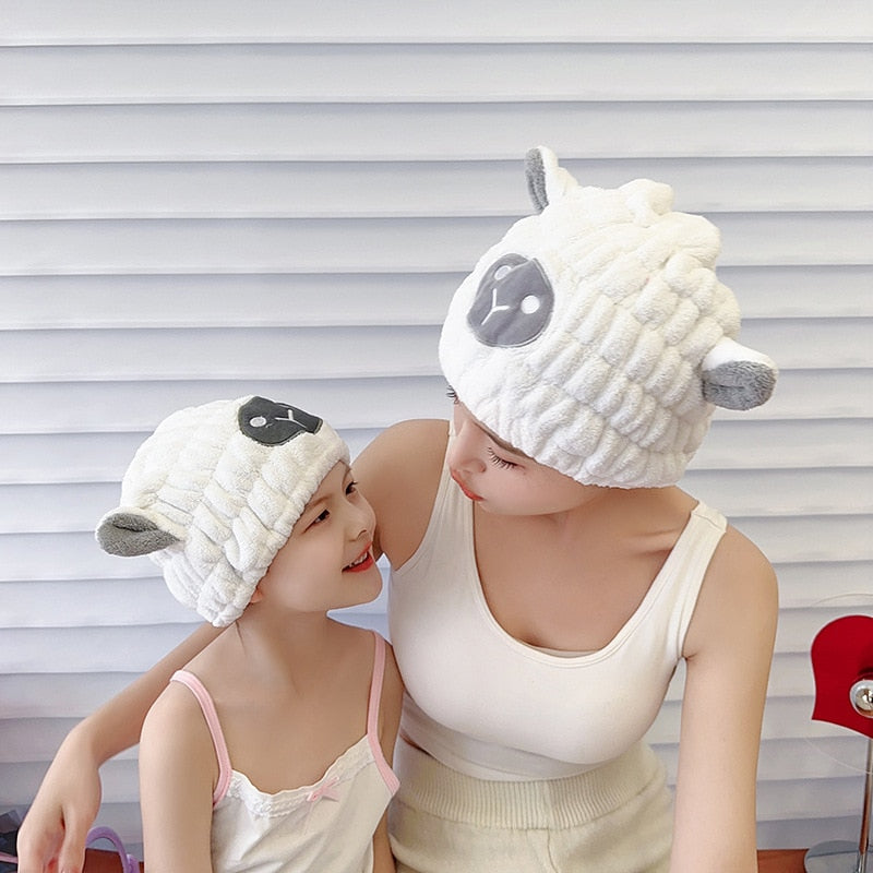 1pcs Kids Hair Fast Drying Towel Bath