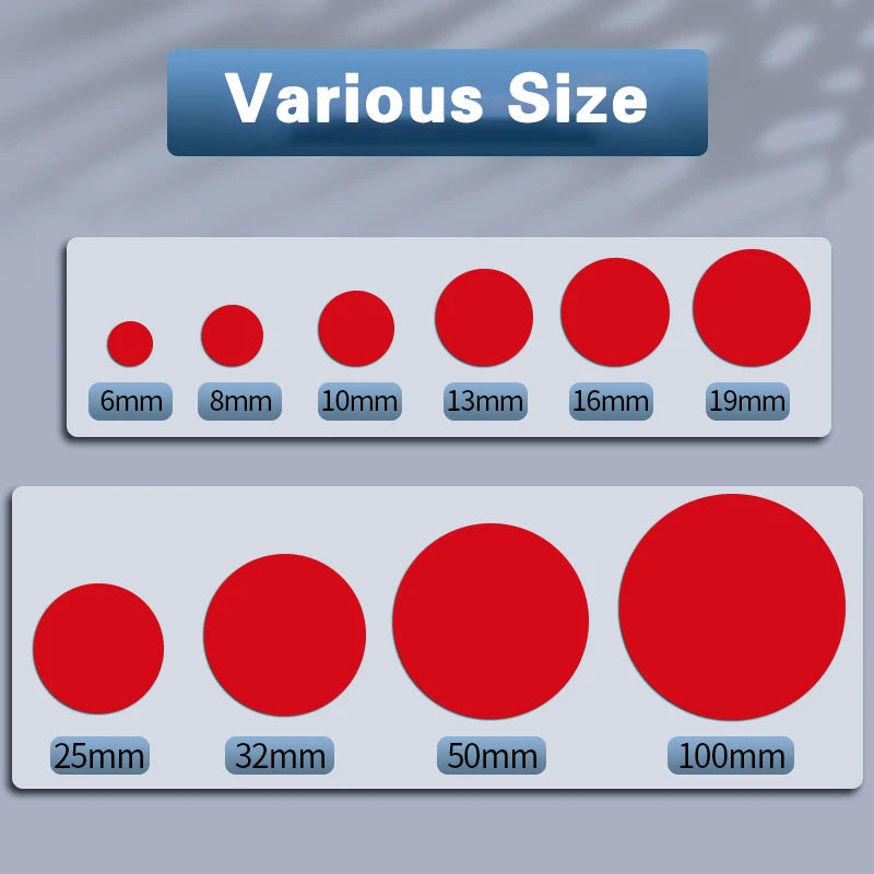 Round Color Coded Adhesive Label