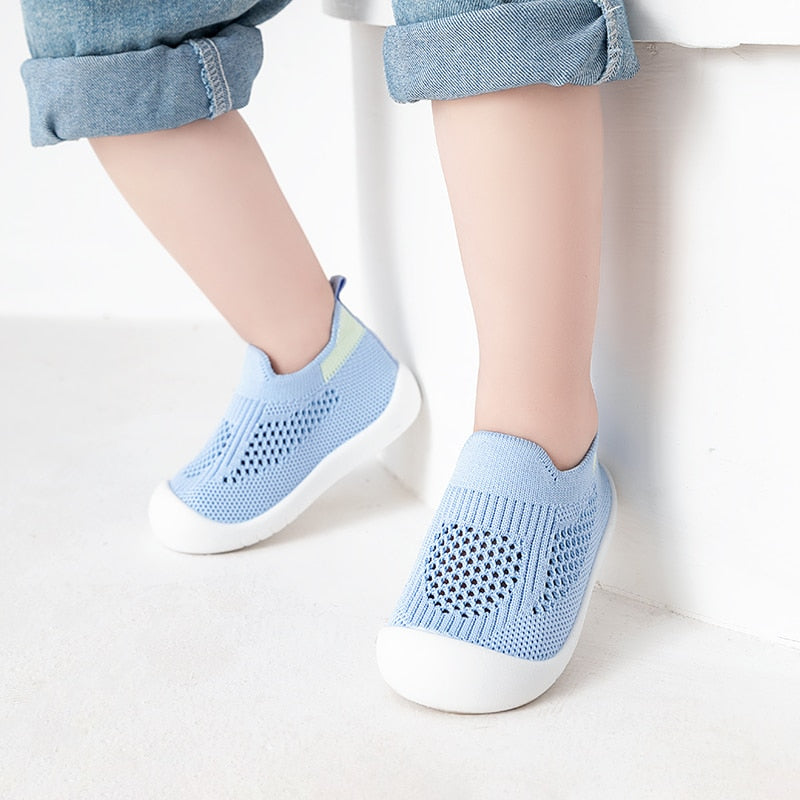 Spring Baby Shoes Mesh Knit Breathable Kid Girls Boys