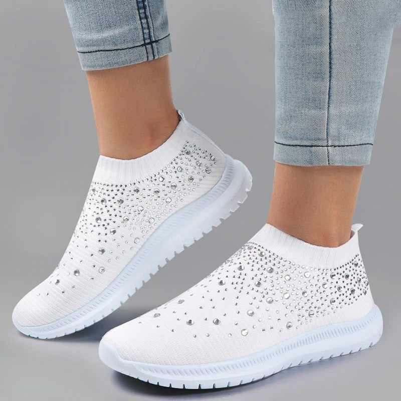 Crystal Breathable Mesh Sneaker