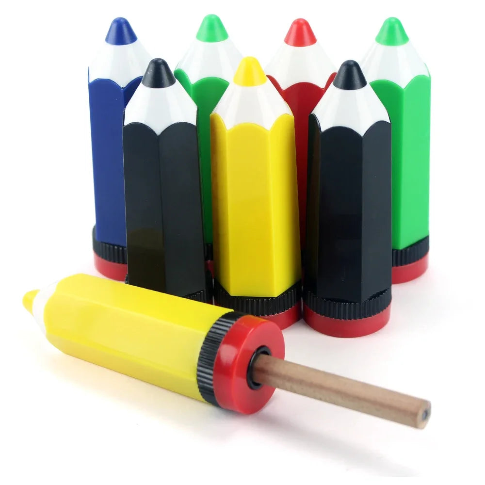 Creative cartoon pencil-shaped