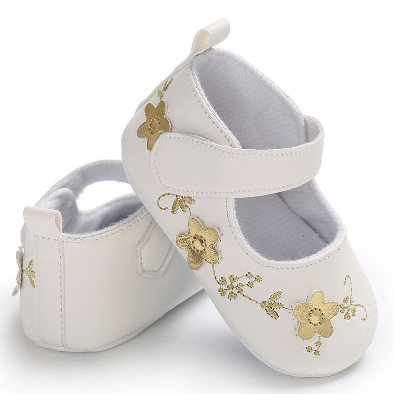 Classic Newborn Pink Baby Girl First Walking Shoes