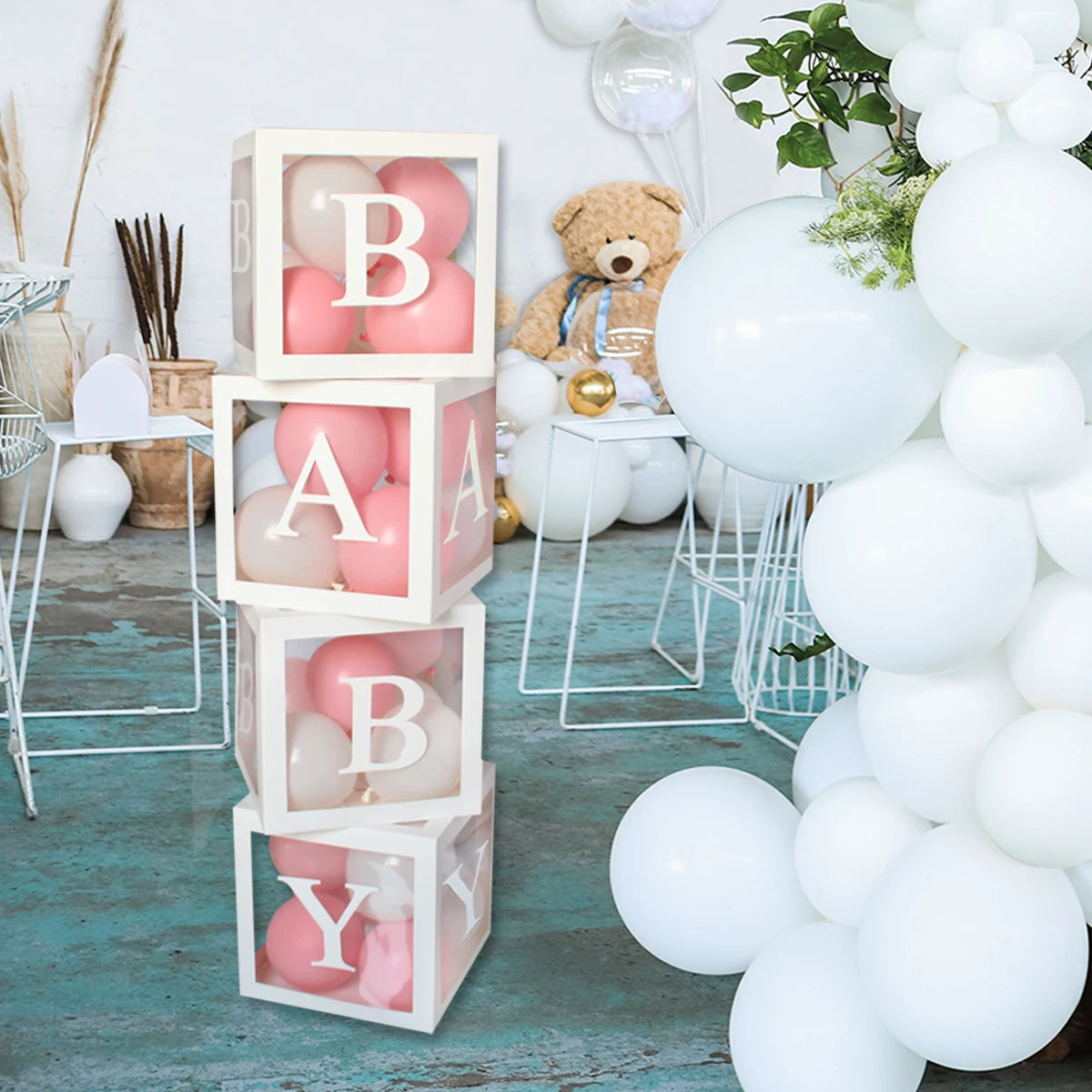 Transparent Letter Decoration Box