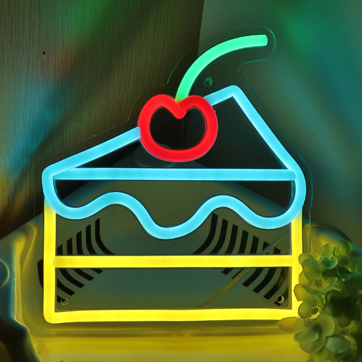 Cherry Cake LED Wall Neon Sign