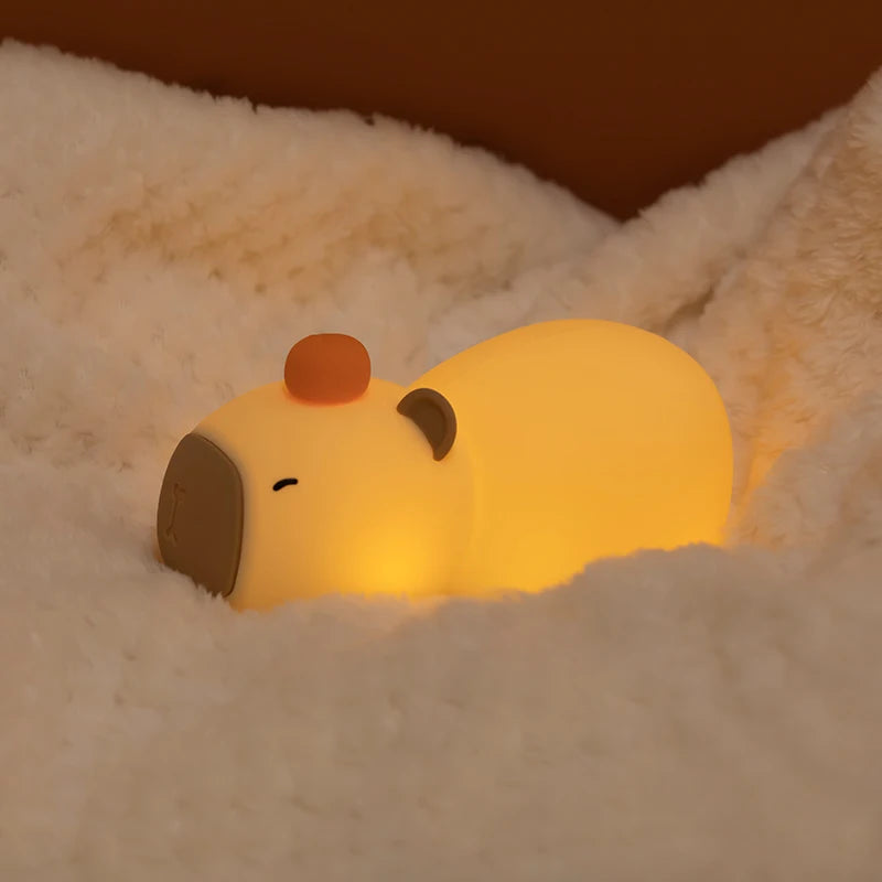 Capybara Cute Silicone LED USB Night Light