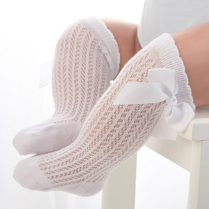 baby socks girl toddler newborn bow socks