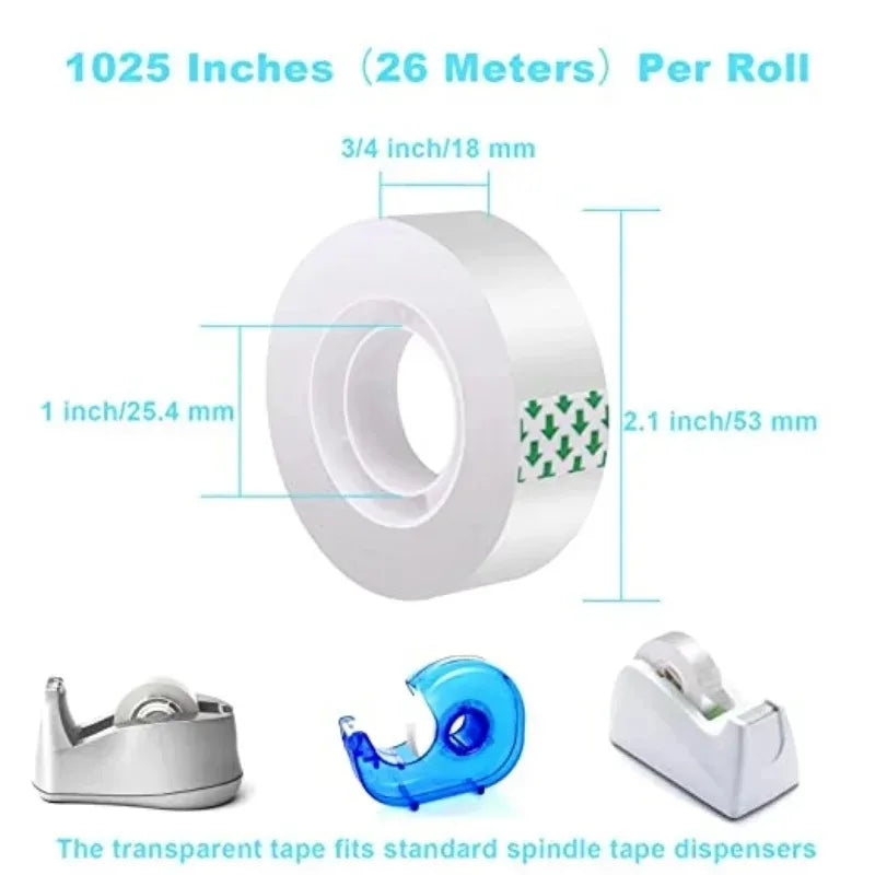 Transparent Adhesive Tape Pack