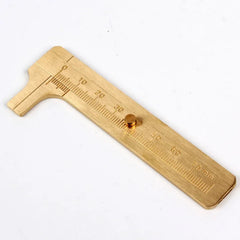 80/100mm Mini Brass Sliding Ruler