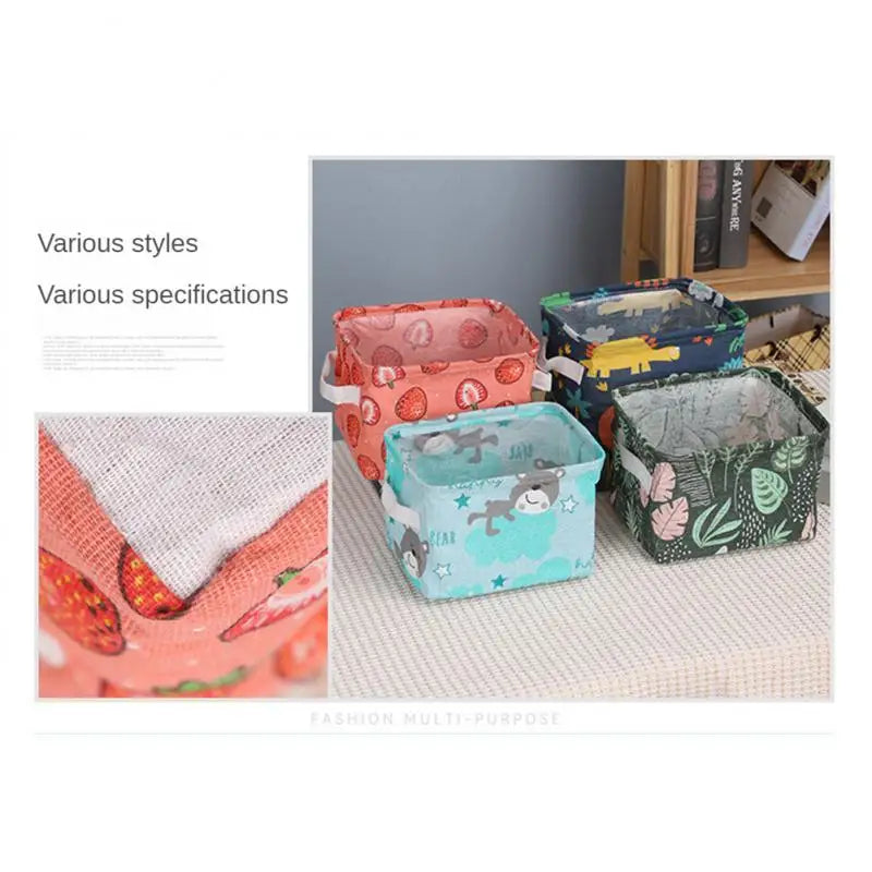 Cube Folding Fabric Storage Basket