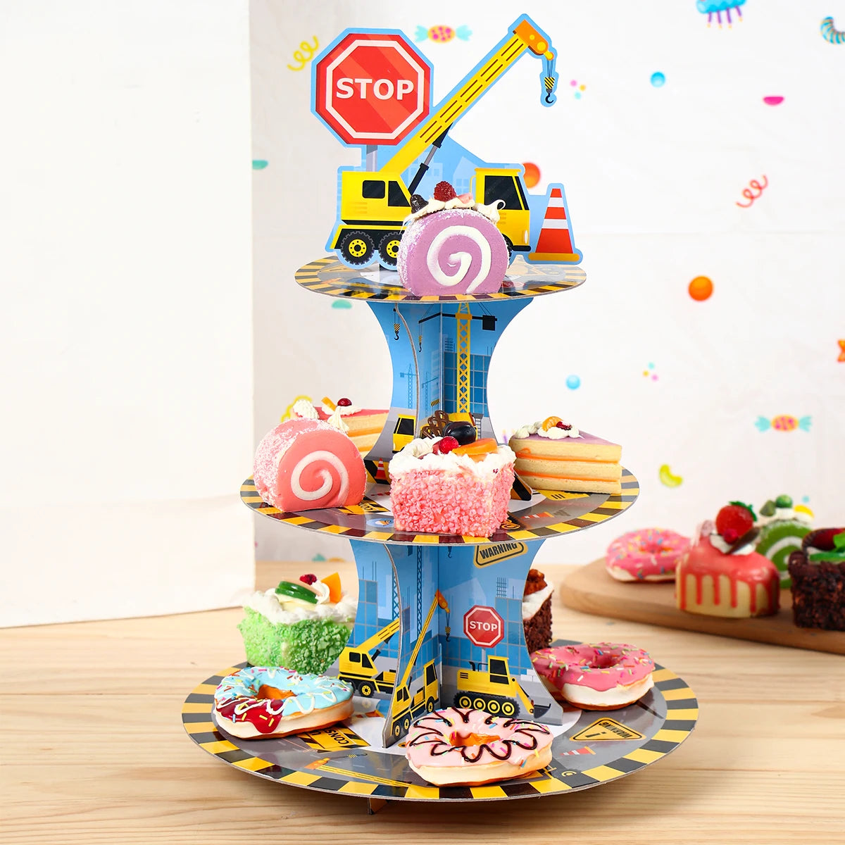 Construction Theme Cake Stand