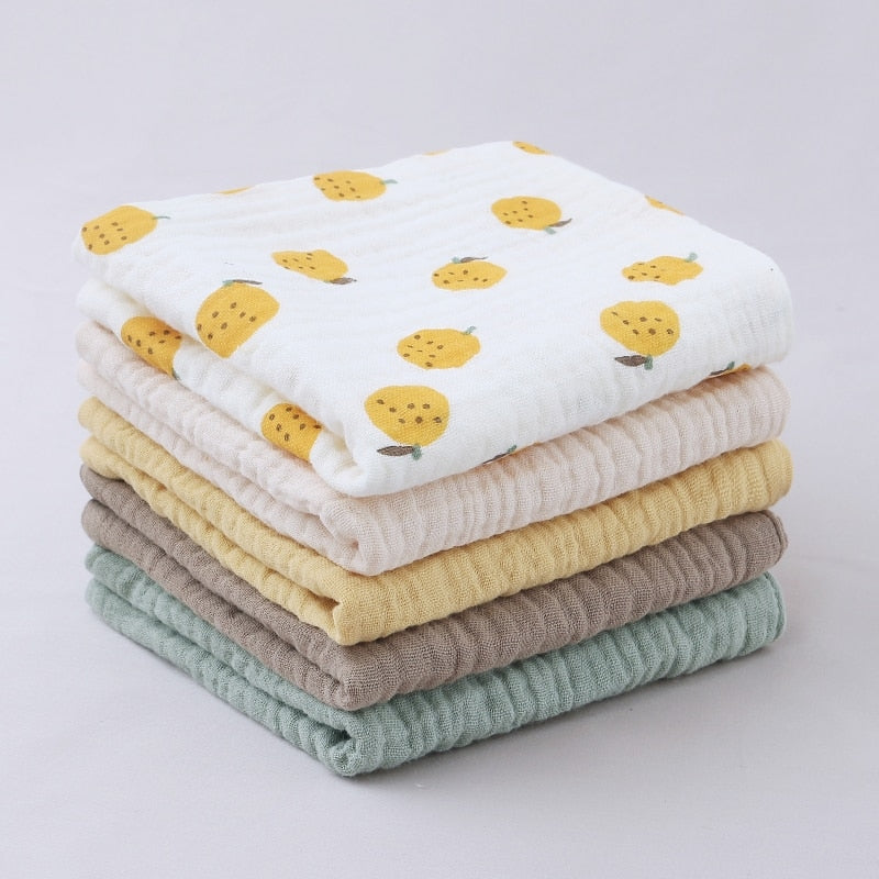 5 Pcs Towel Baby Face cloth Baby Bath Towel