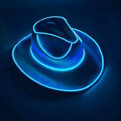 LED Luminous Light Up Cowboy Hat