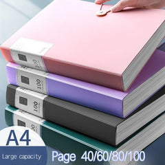 A4 Folder Storage Organizer Book