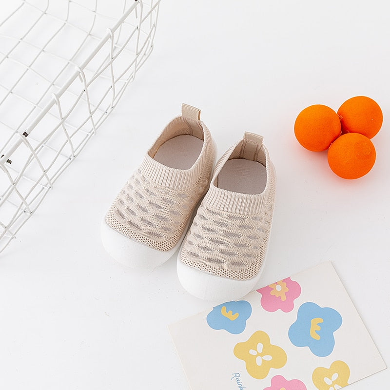 Spring Baby Shoes Mesh Knit Breathable Kid Girls Boys