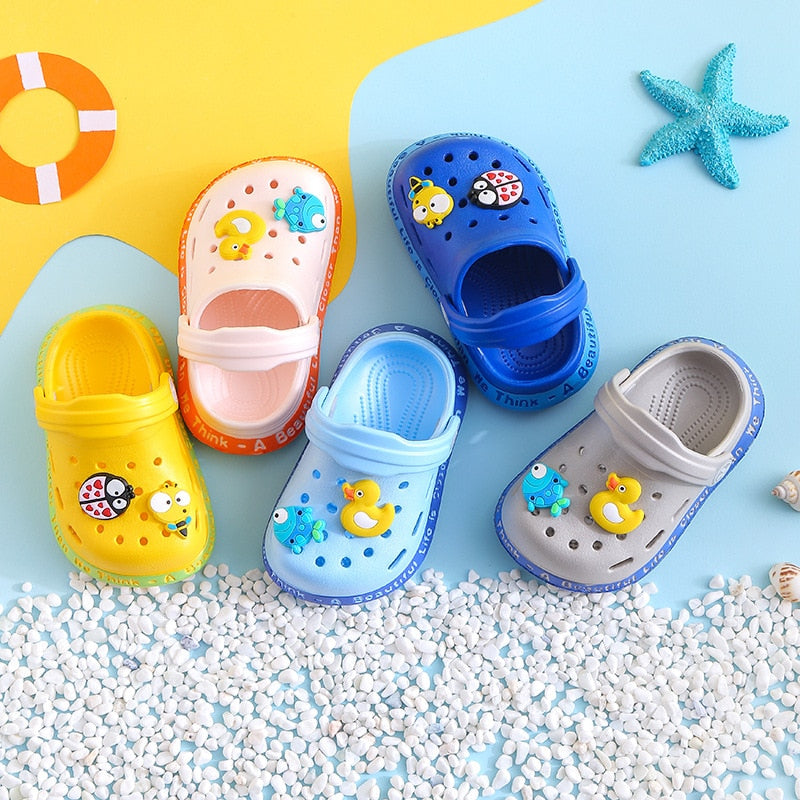 Kids sandals Boys Girls Mules Cartoon Cartoon