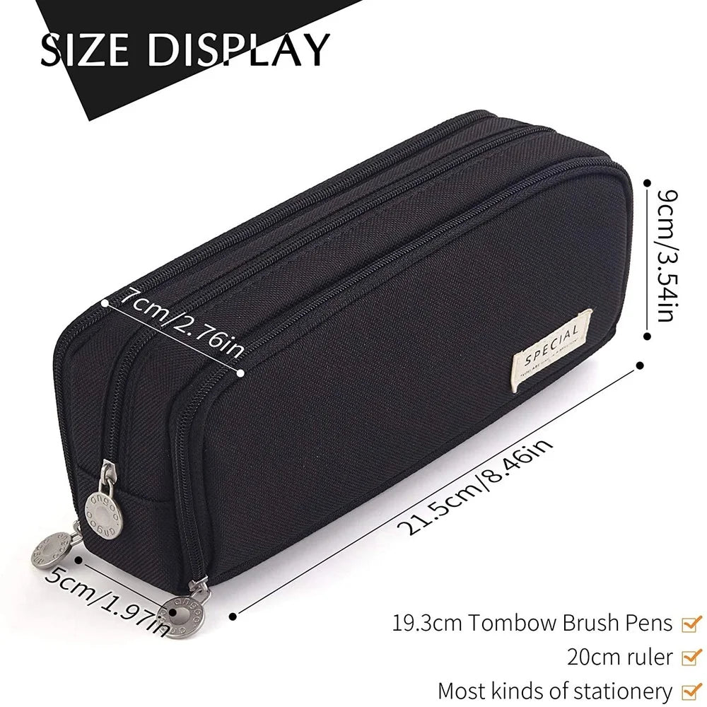 3 Compartment Pouch Double Side Case