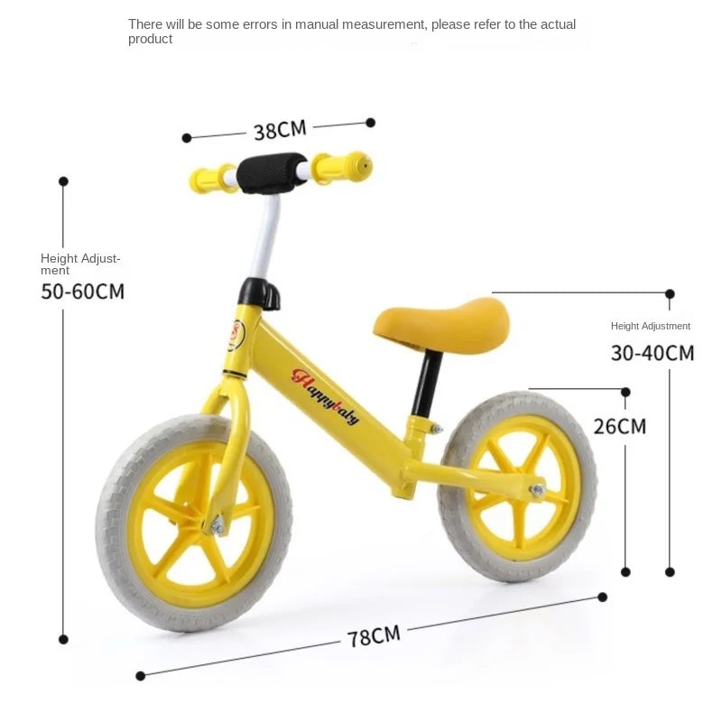 Children's Balance Height Adjustable Bicycle