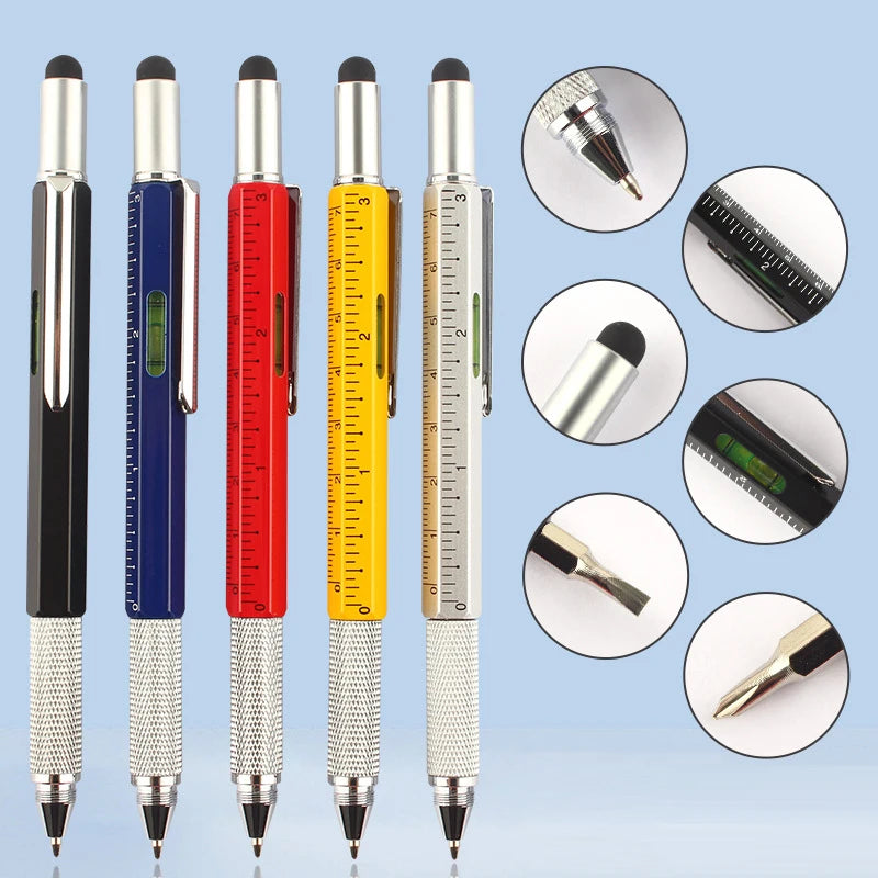 80Pcs 6 in 1 Multifunction Ballpoint Pen