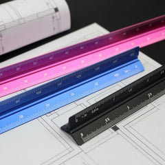 15cm Aluminium Triangular Scale Ruler