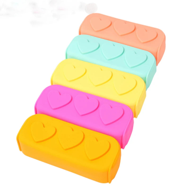 Love Stationery Silicone Pencil Case