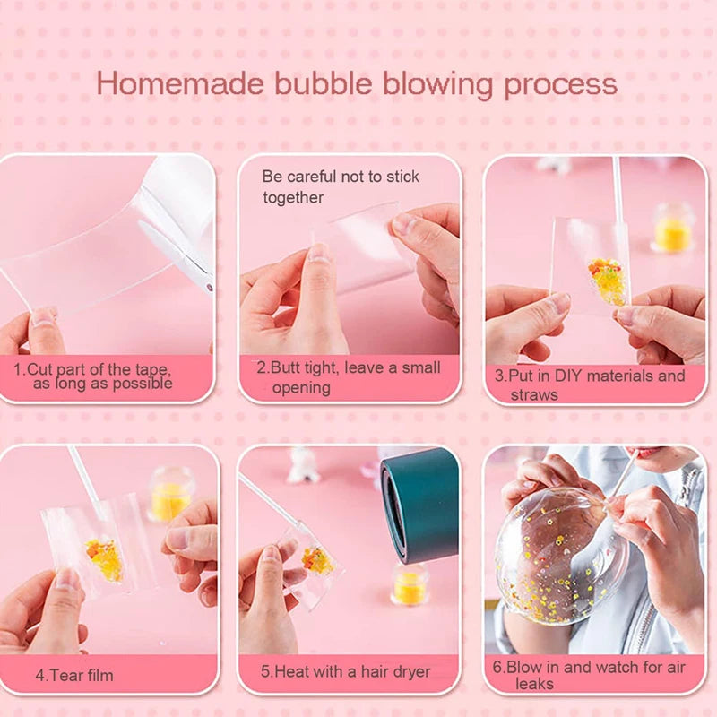 Blowable Bubble Double-sided Tape