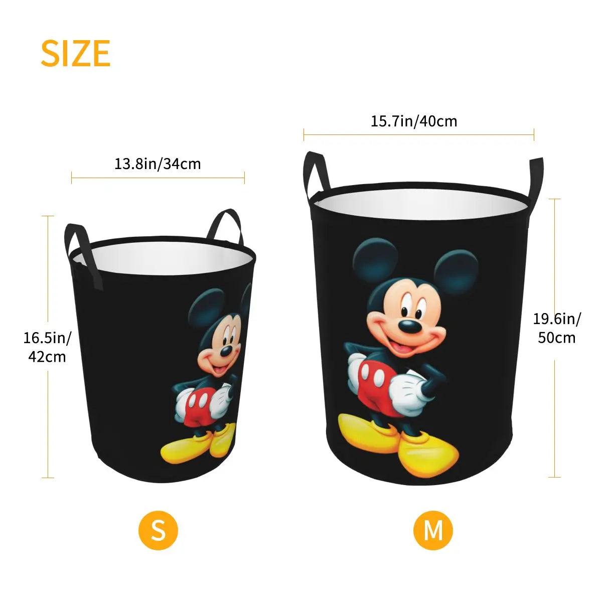 Mickey Mouse Minnie Laundry Basket