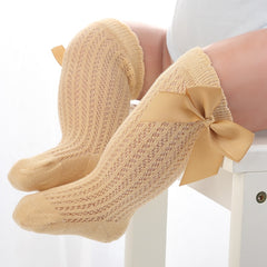 baby socks girl toddler newborn bow socks